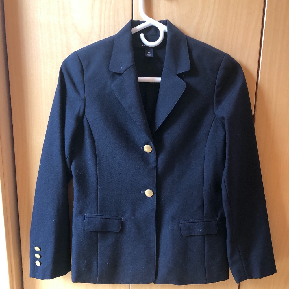 Kids Lands End Navy Blazer LIGHTLY WORN